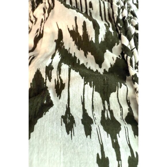 NWT Misa Womens Evienne Mini Skirt Olive Green & Off-White Tiered S - Picture 10 of 11